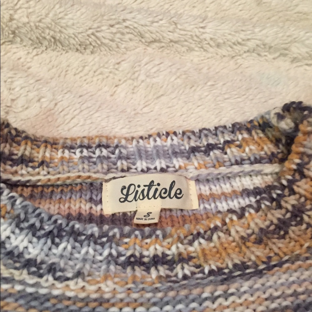 Multicolored oversized sweater by Listicle - Picture 3 of 3